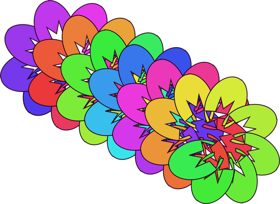 Abstract Flower Transparent PNG Image