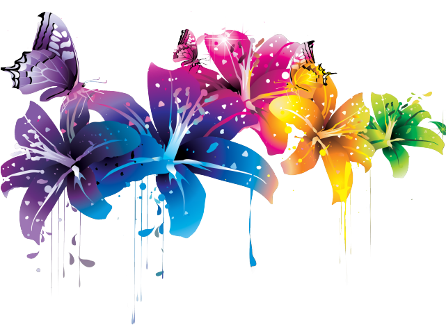 Abstract Flower Transparent PNG Image