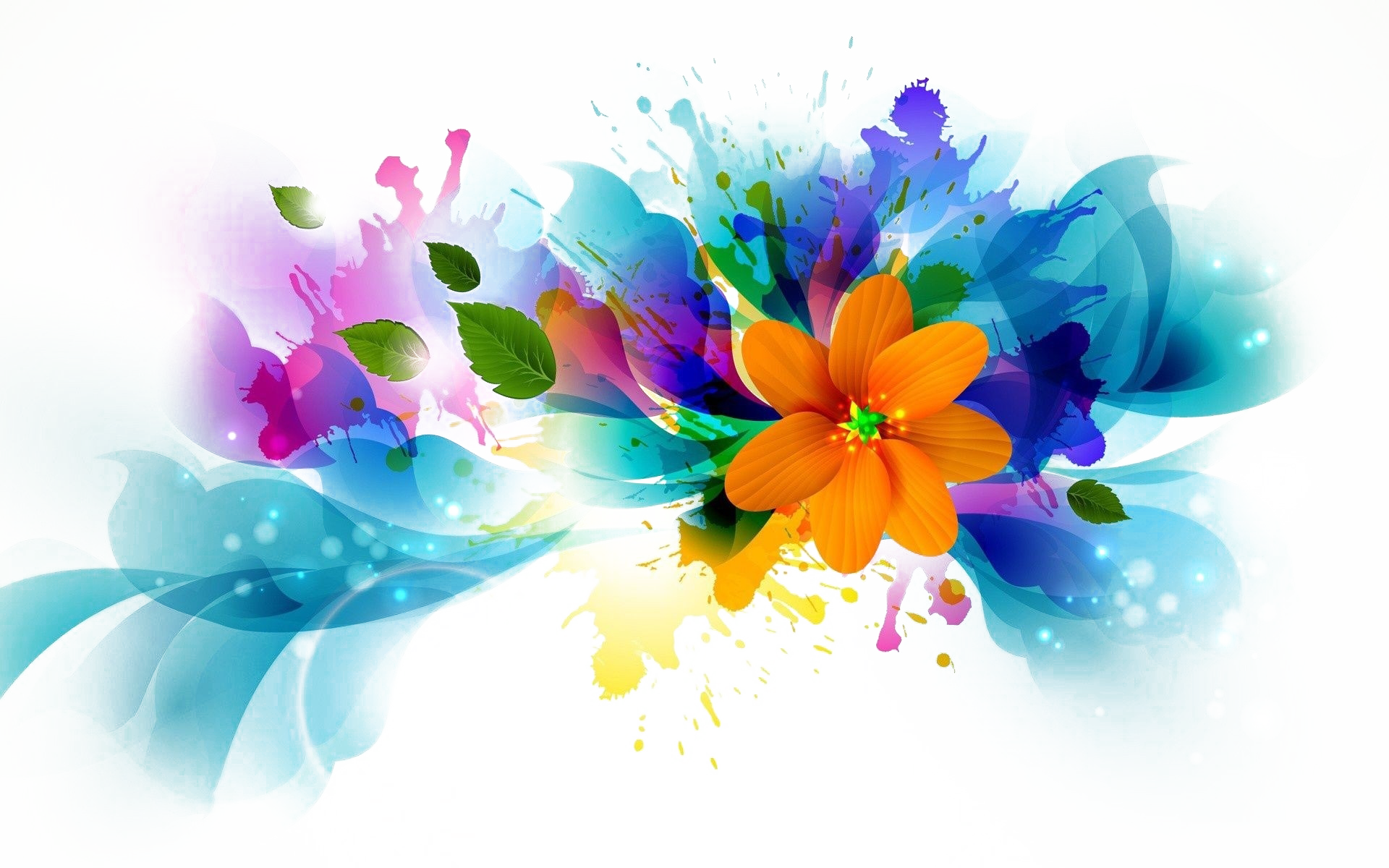 Abstract Flower Transparent PNG Image