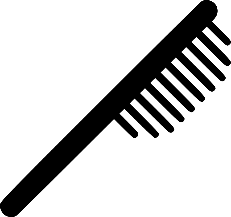 Hair Black Brush Transparent PNG Image