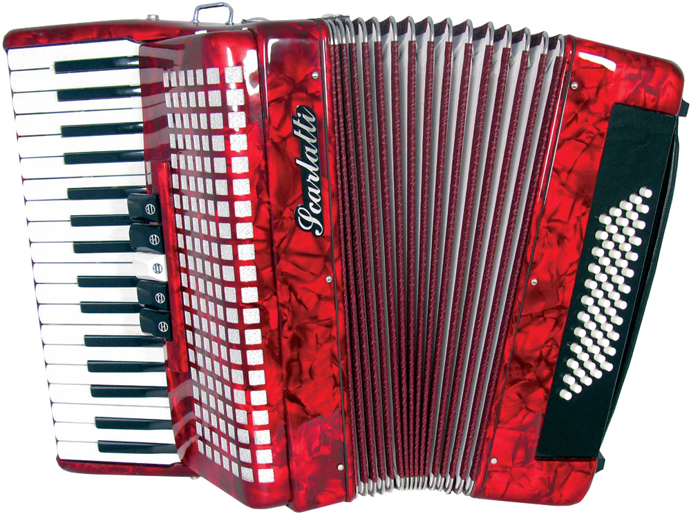 Red Accordion Transparent PNG Image