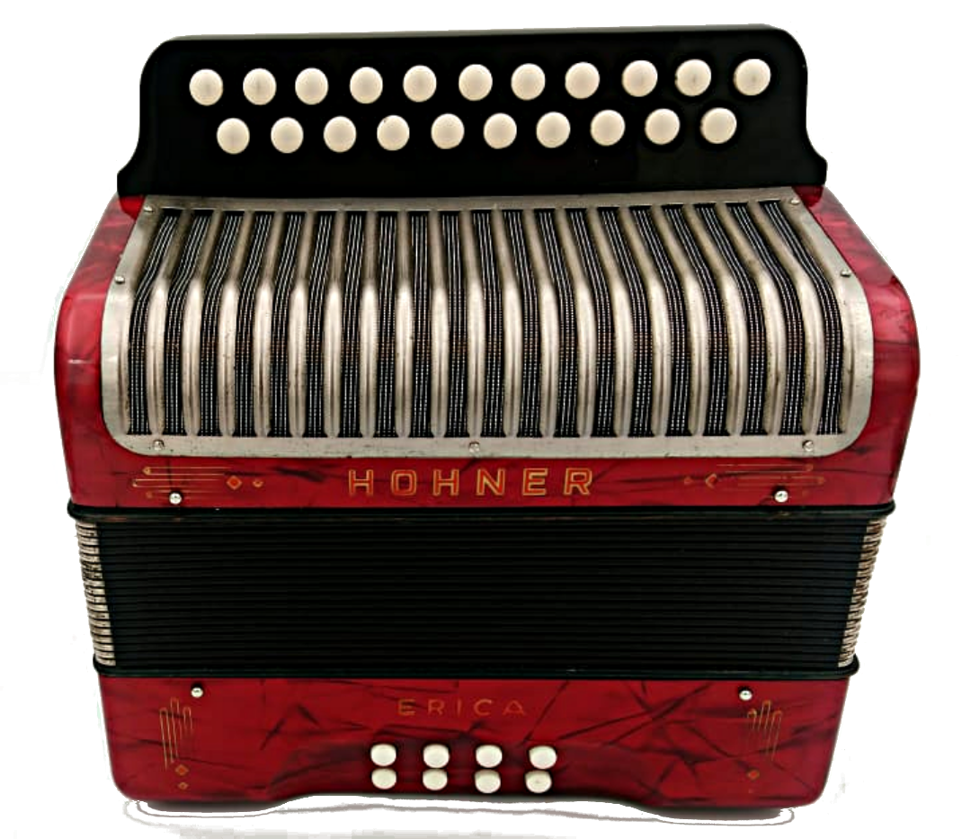 Red Accordion Transparent PNG Image
