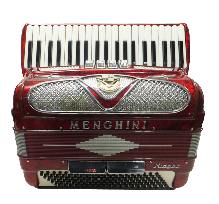 Red Accordion Transparent PNG Image