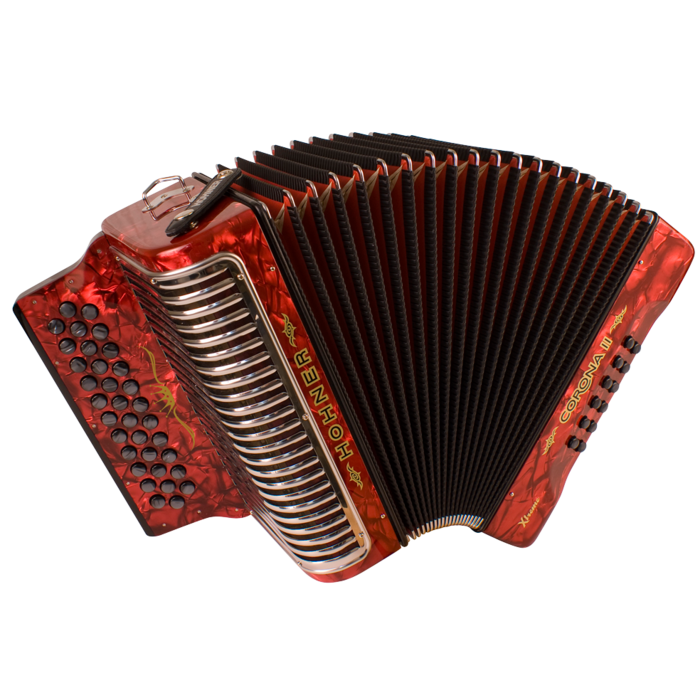 Red Accordion Transparent PNG Image