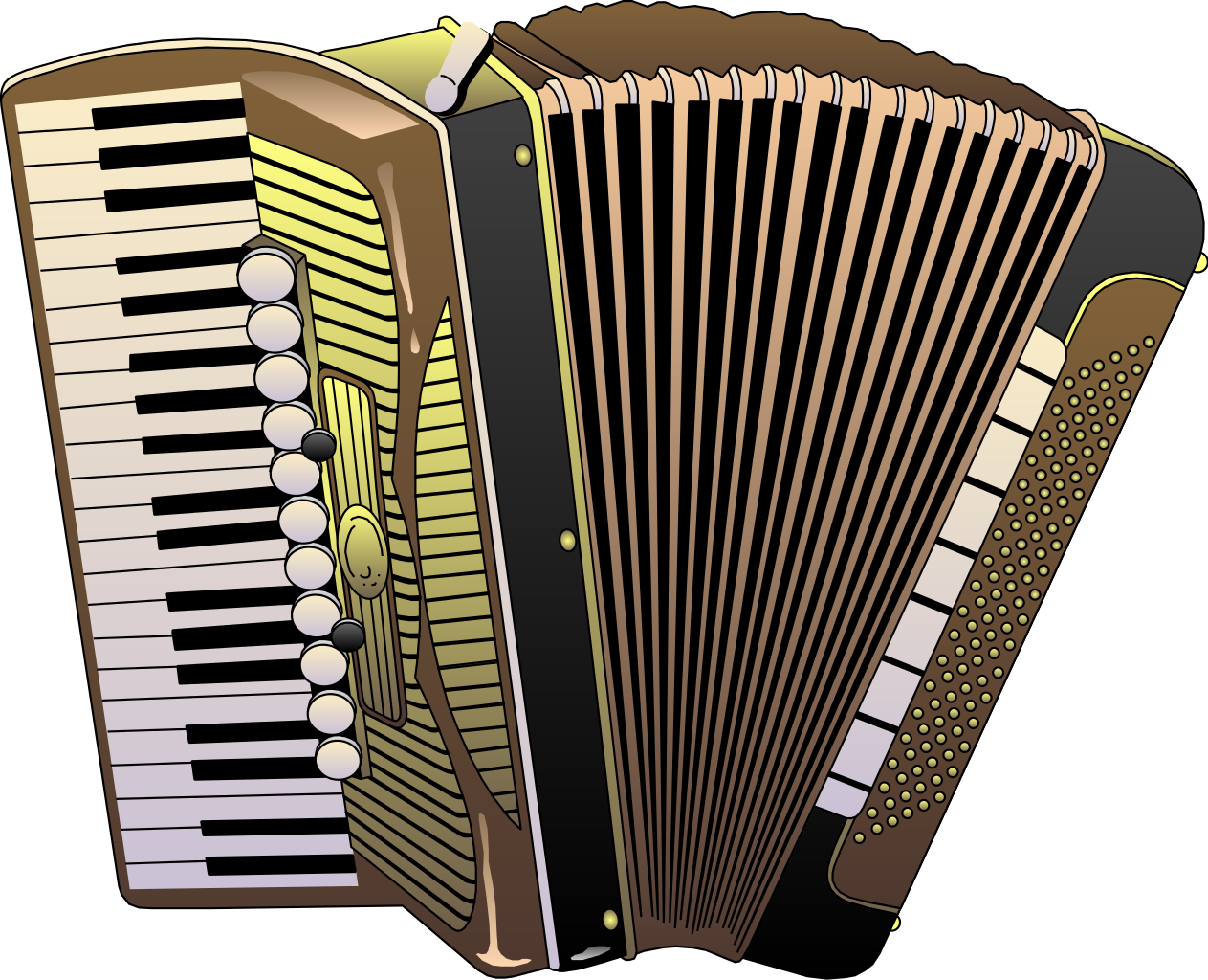 Diatonic Accordion Transparent PNG Image