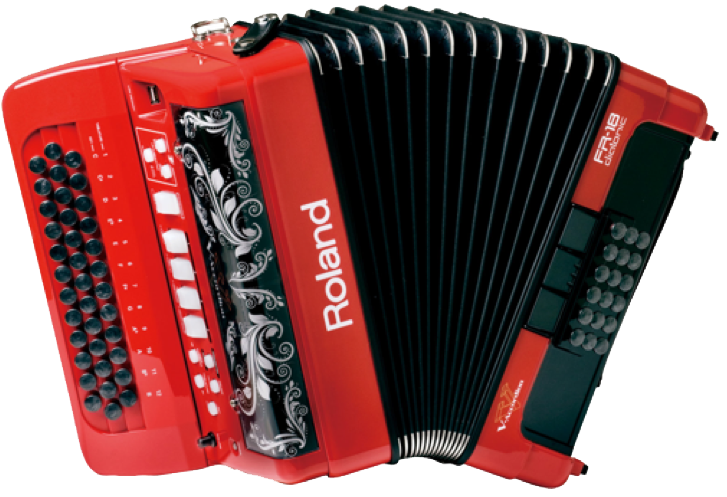 Red Accordion Transparent PNG Image