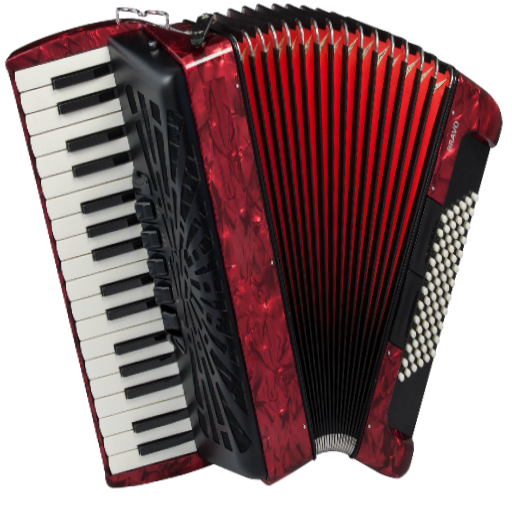 Red Accordion Transparent PNG Image