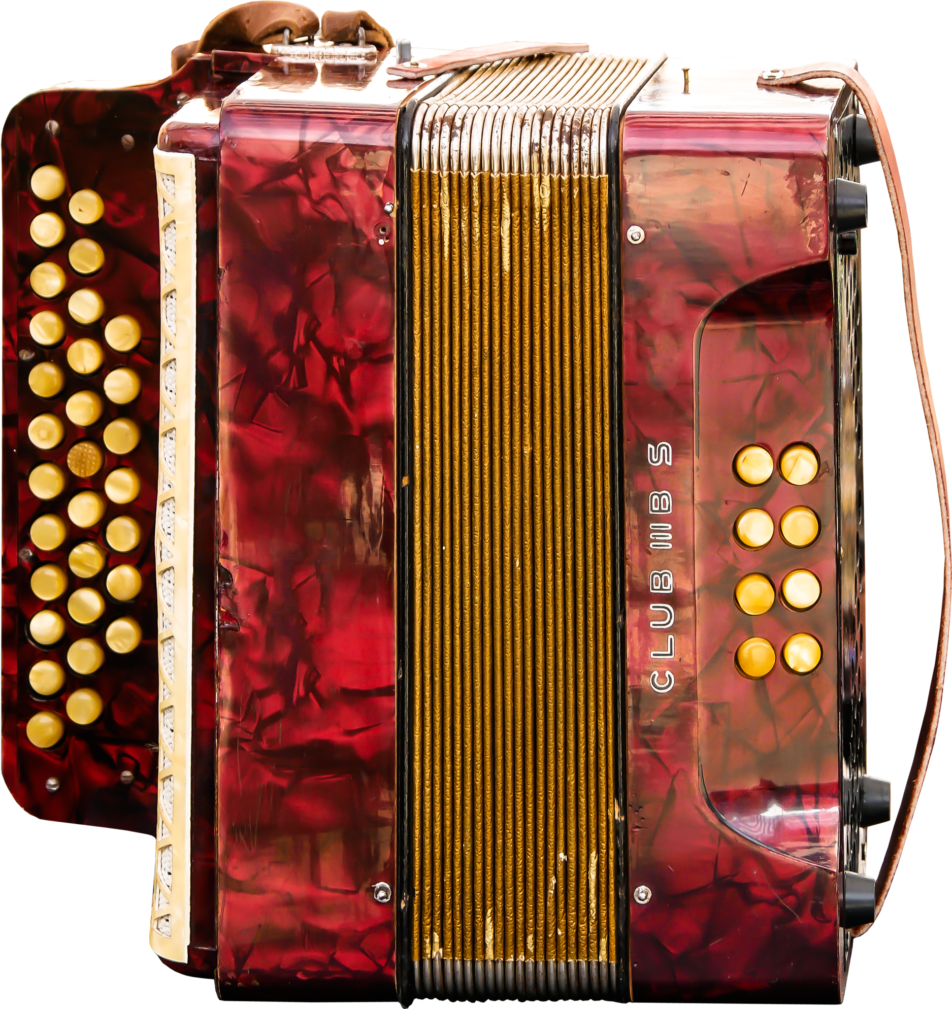 Red Accordion Transparent PNG Image