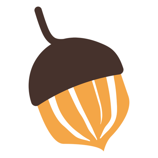 Vector Acorn Transparent PNG Image