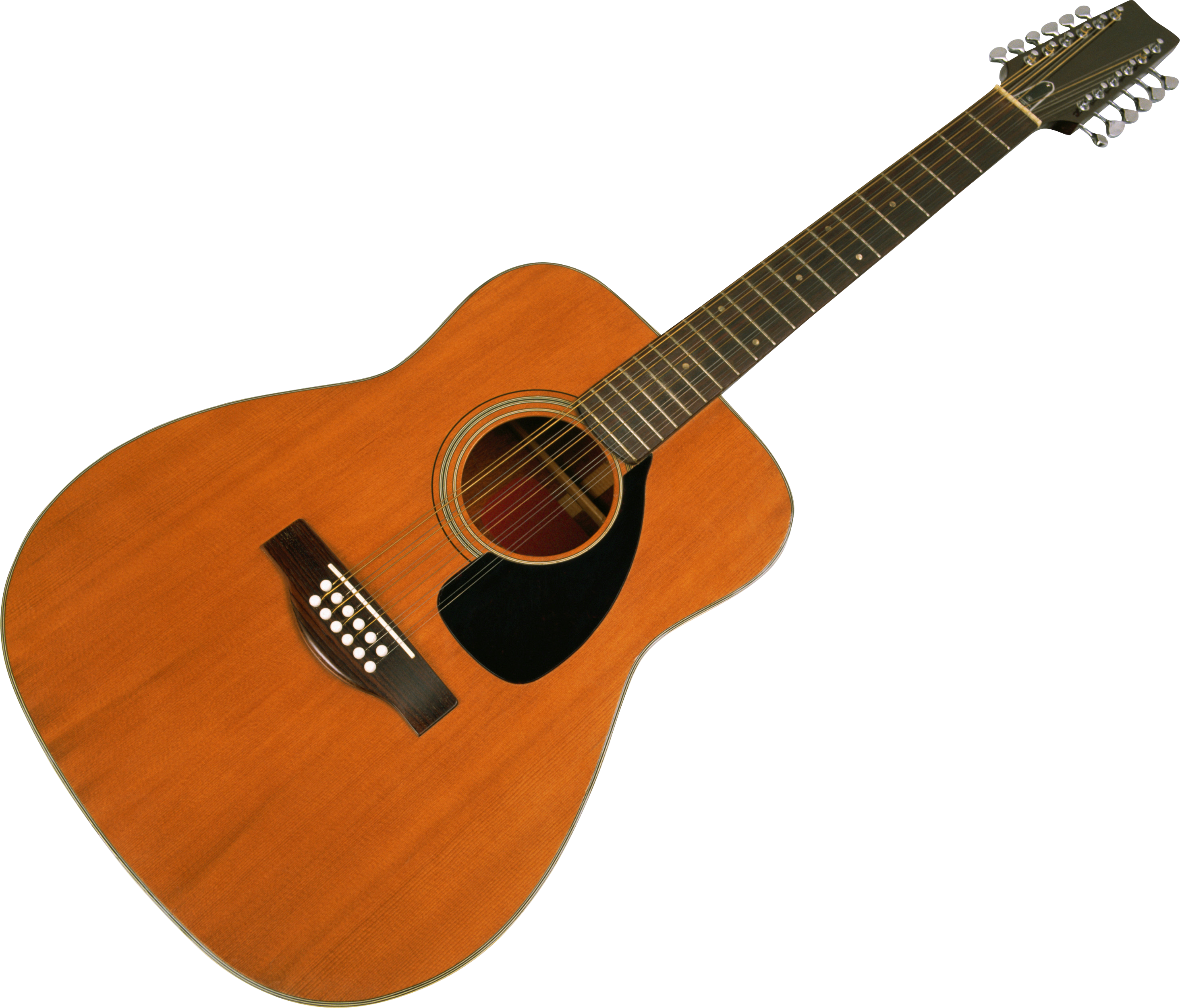 Guitar Brown Acoustic Transparent PNG Image
