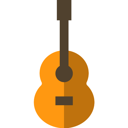 Guitar Acoustic Vector Yellow Transparent PNG Image