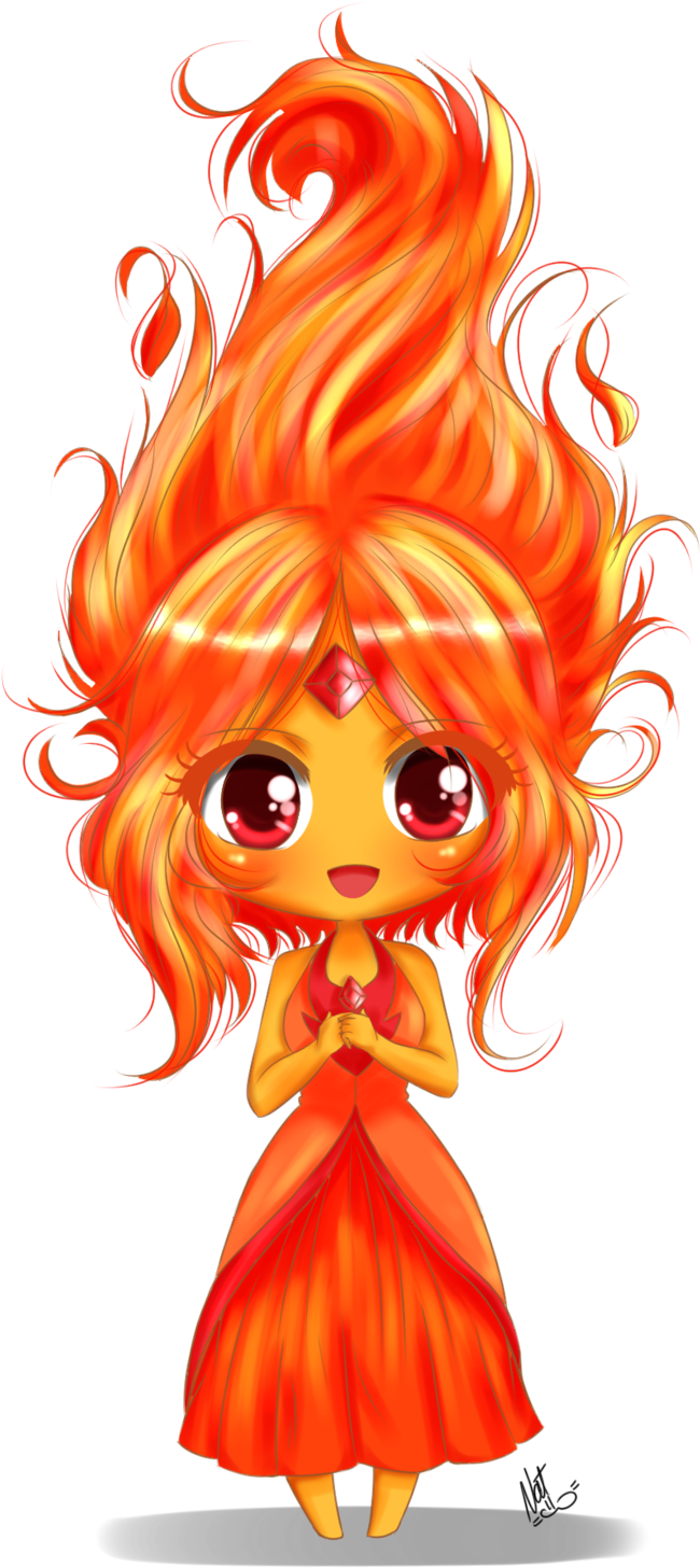 Princess Flame Adventure Time Transparent PNG Image