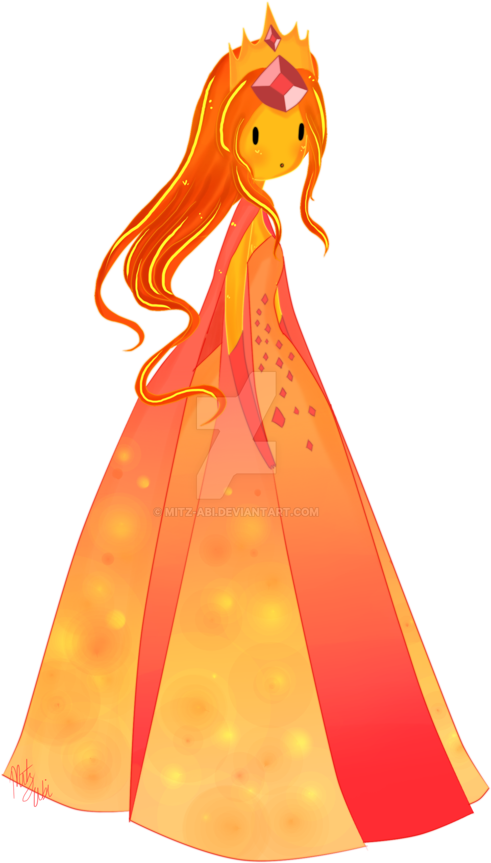 Princess Flame Adventure Time Transparent PNG Image