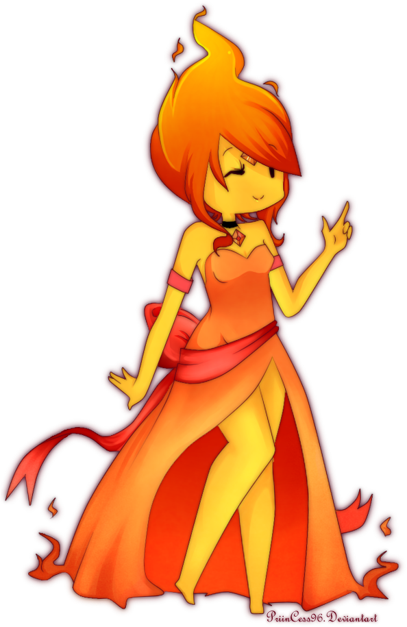 Princess Flame Adventure Time File Transparent PNG Image