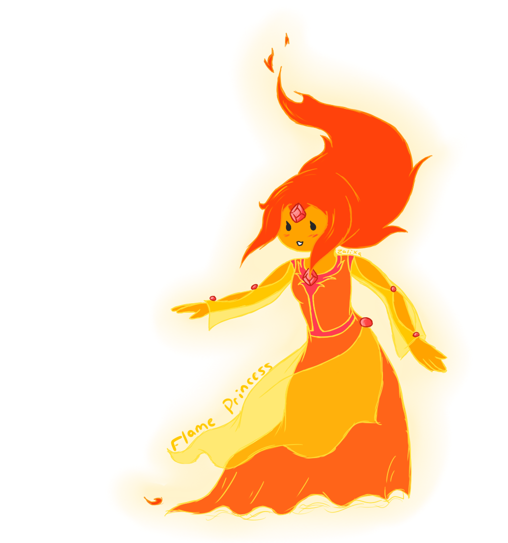 Princess Flame Adventure Time Transparent PNG Image