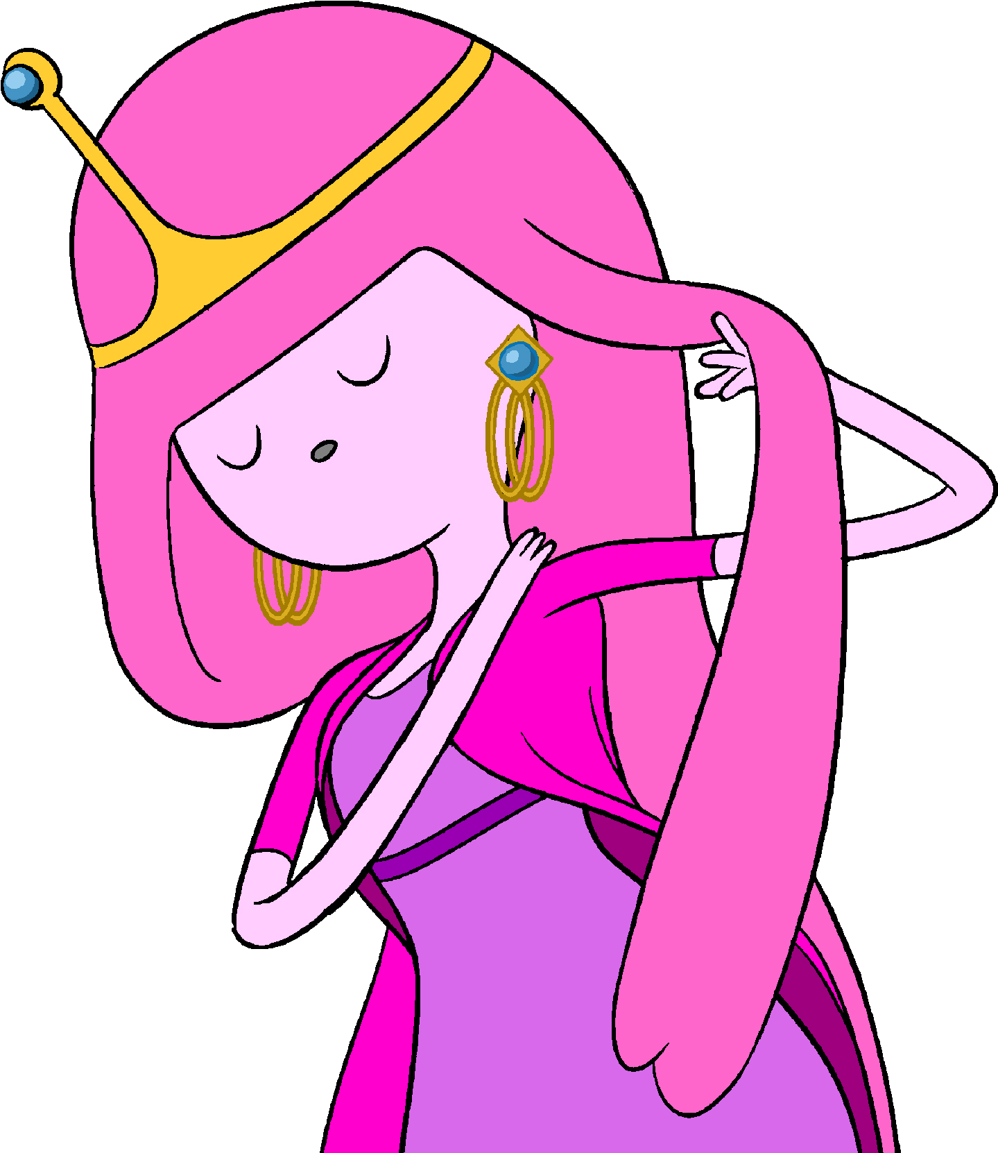 Princess Adventure Time Transparent PNG Image