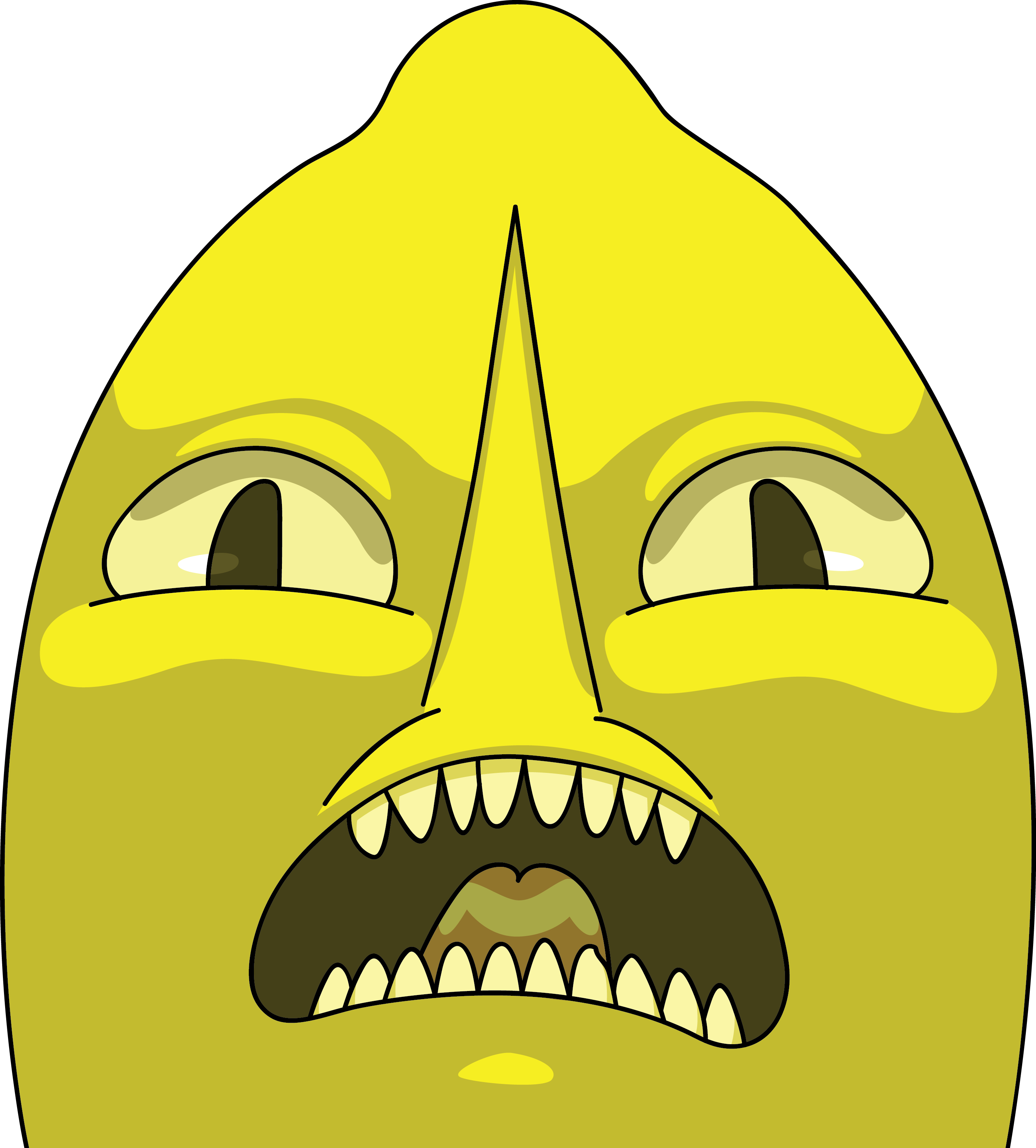 Lemongrab Adventure Time Transparent PNG Image