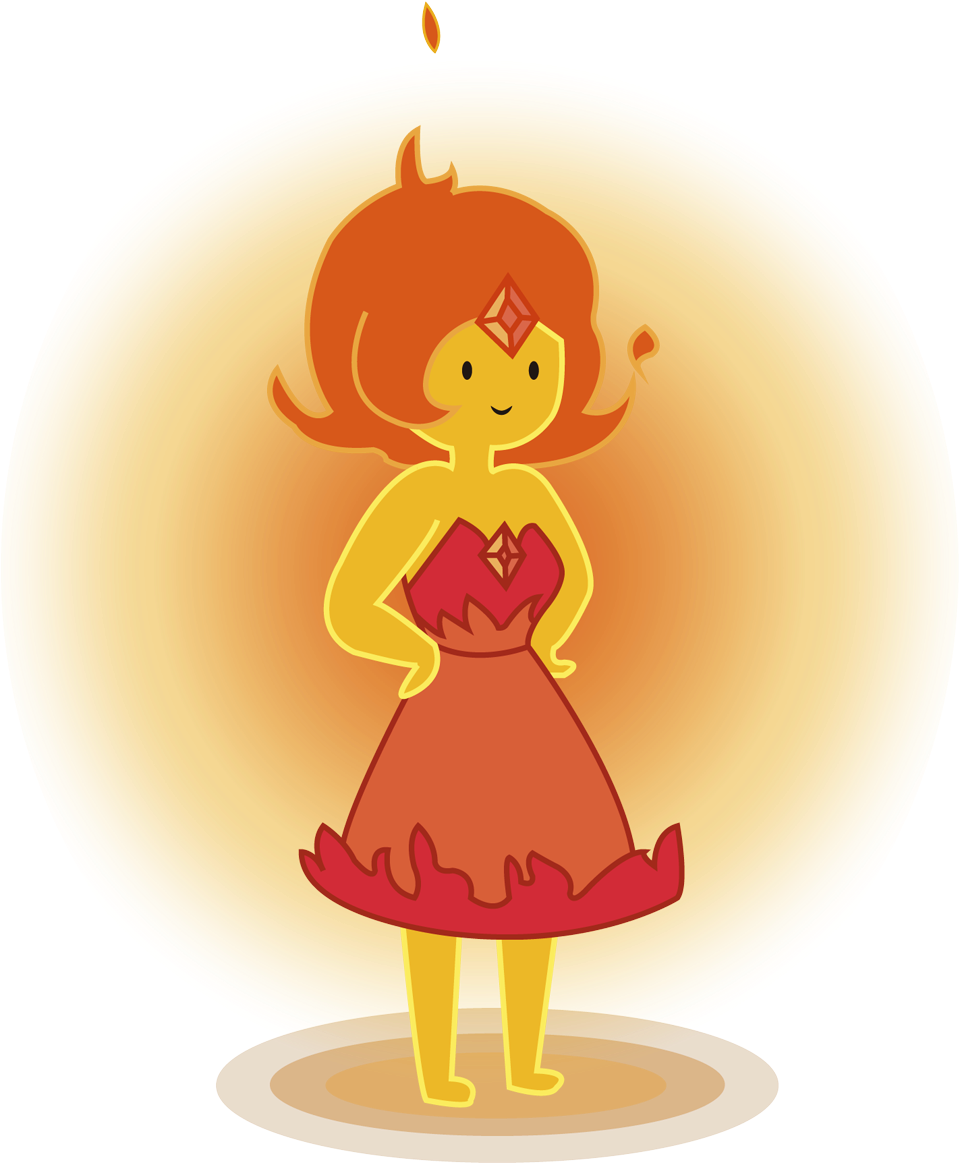 Princess Flame Adventure Time Transparent PNG Image