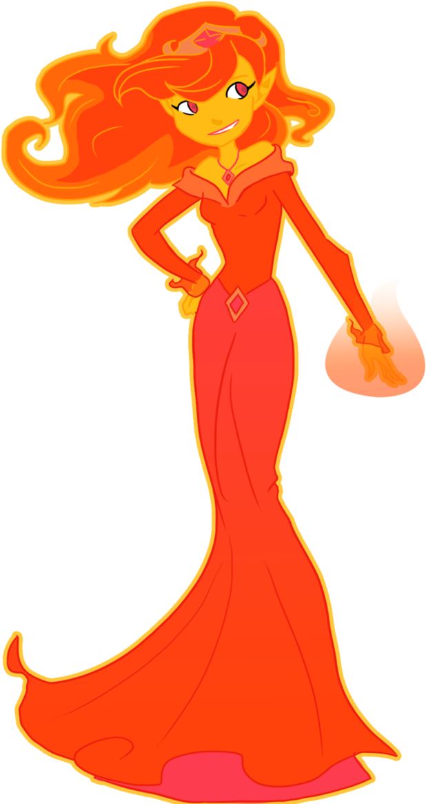 Princess Flame Adventure Time Transparent PNG Image