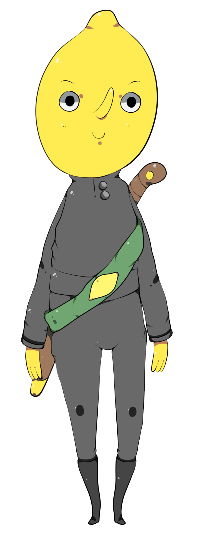 Lemongrab Adventure Time Transparent PNG Image