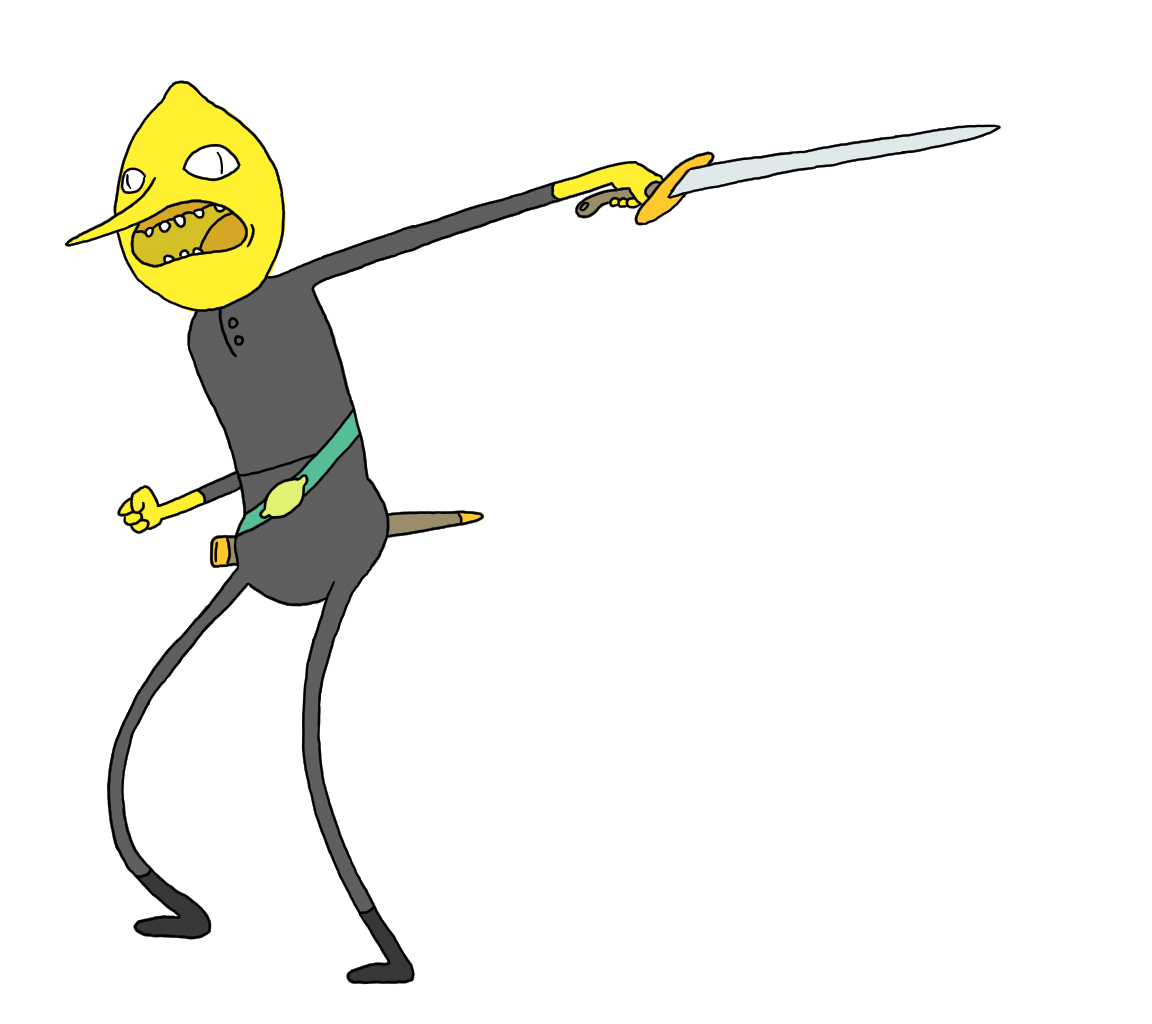 Lemongrab Adventure Time Transparent PNG Image