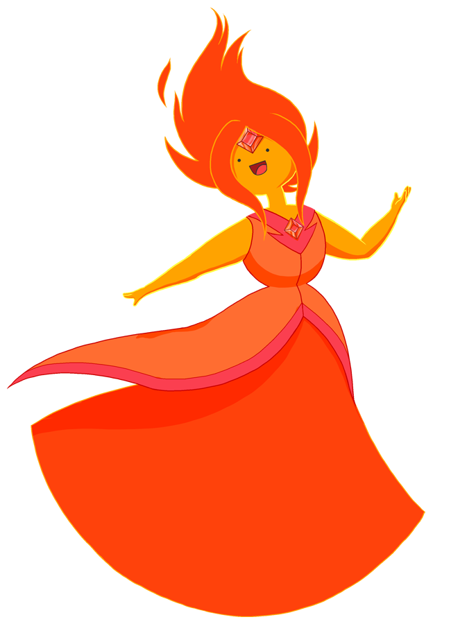 Princess Flame Adventure Time Transparent PNG Image