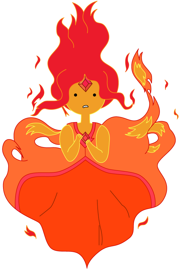 Princess Flame Adventure Time Transparent PNG Image