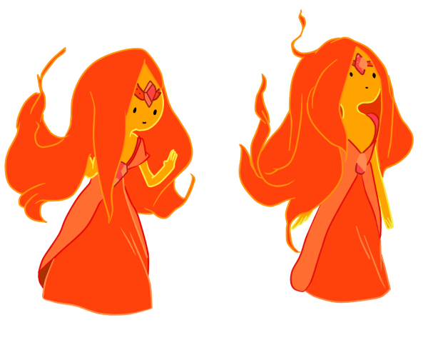 Princess Flame Adventure Time File Transparent PNG Image