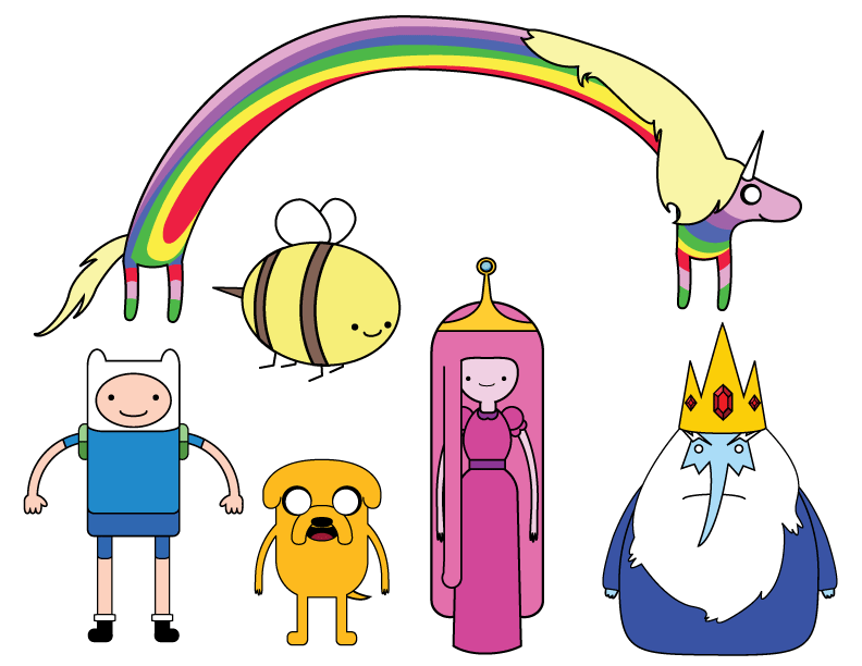 Adventure Time Background Transparent PNG Image