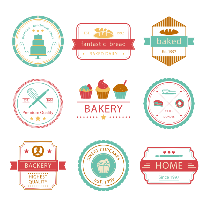 Cake Logo Bakery Vector Baking Transparent PNG Image