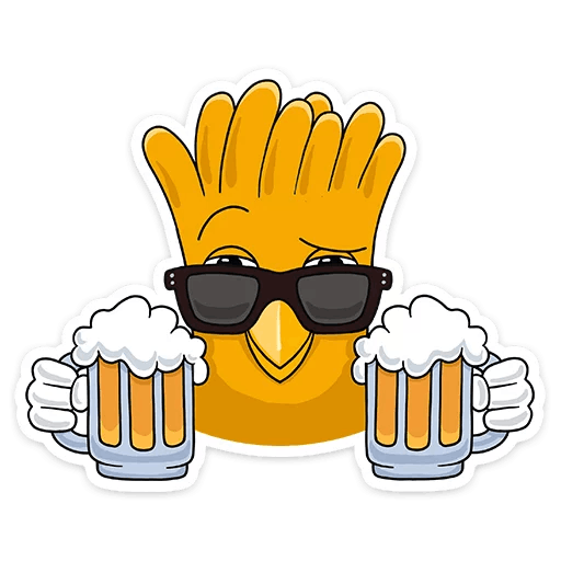 Telegram Sticker Fries French Hamburger Transparent PNG Image