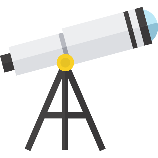 Heaven Mirror Telescope Icon Frame Transparent PNG Image