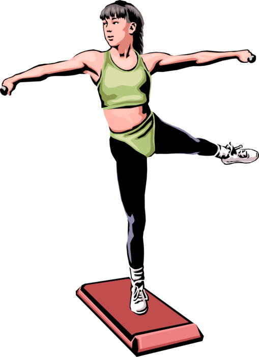 Aerobics Fitness Transparent PNG Image
