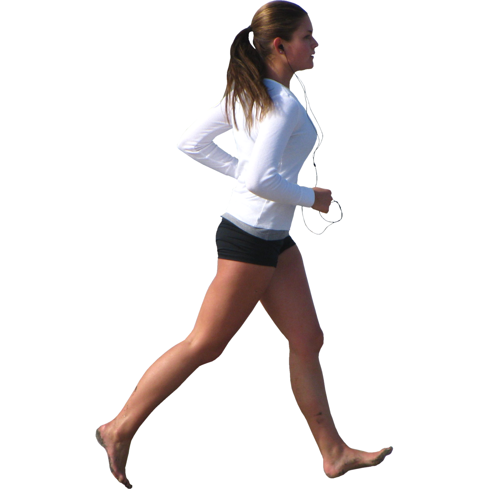 Person Athlete Jogging Transparent PNG Image