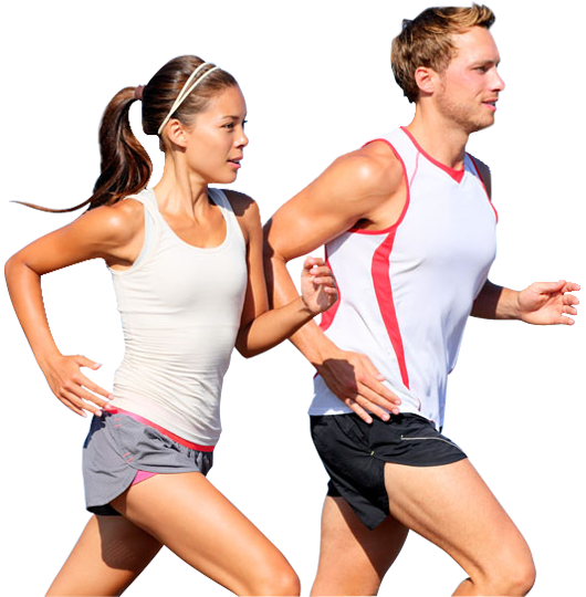 Person Athlete Jogging Transparent PNG Image