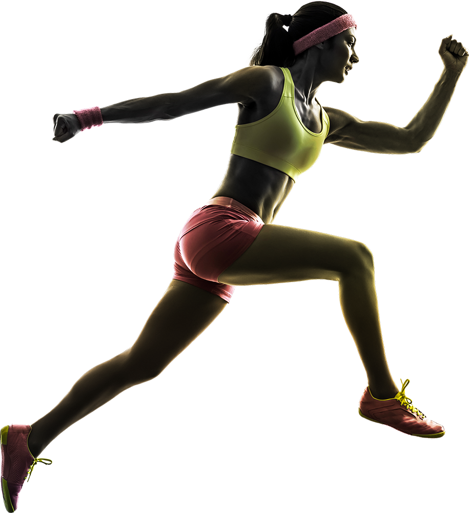 Person Athlete Jogging Transparent PNG Image