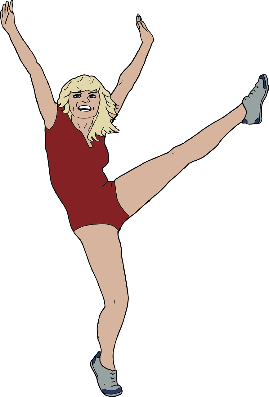 Athelete Aerobics Transparent PNG Image