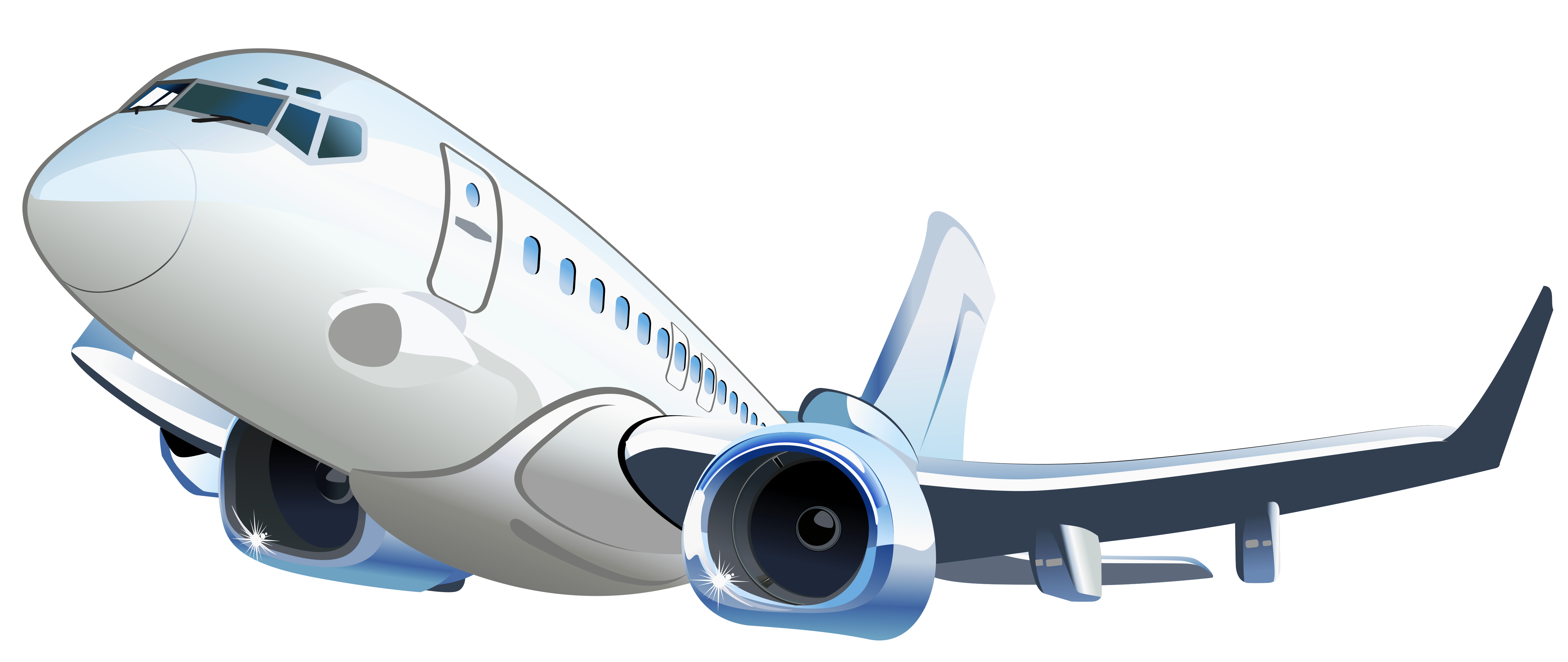 Flying Airplane Vector Transparent PNG Image