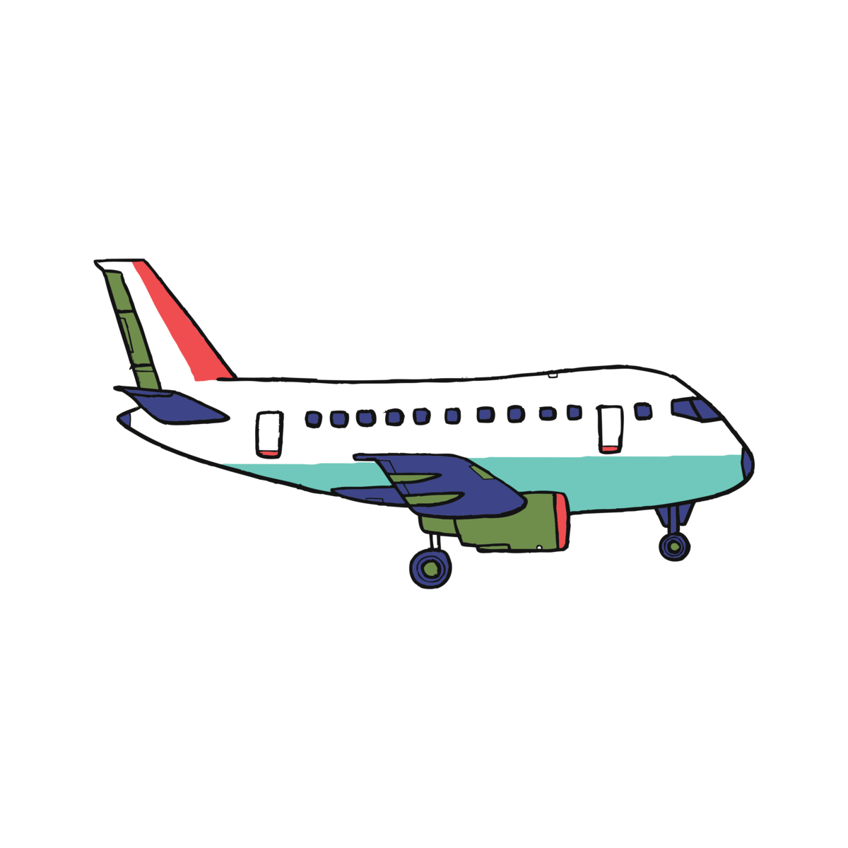 Tattoo Airplane Flight Aircraft Tattly Transparent PNG Image