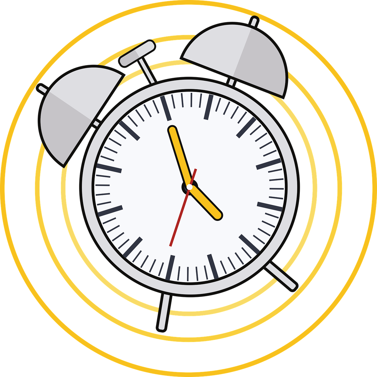 Alarm Analog Clock Transparent PNG Image