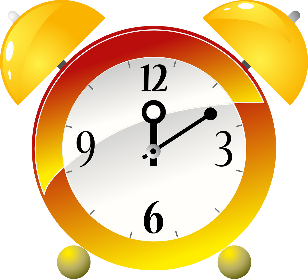 Alarm Analog Clock Transparent PNG Image