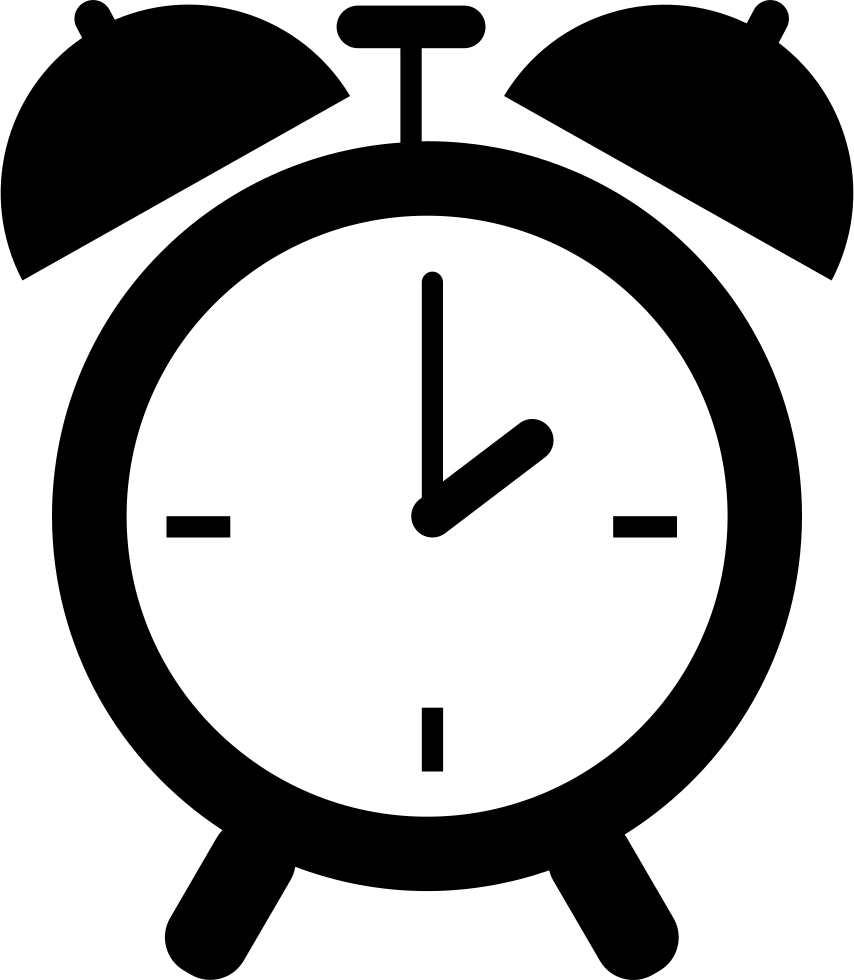 Alarm Vector Clock Transparent PNG Image