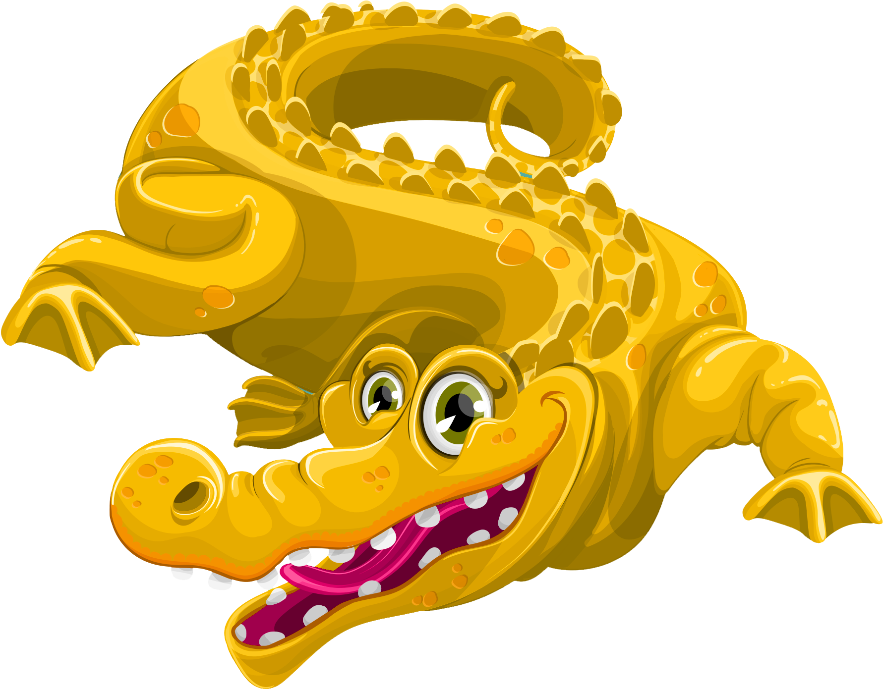 Alligator Vector Transparent PNG Image