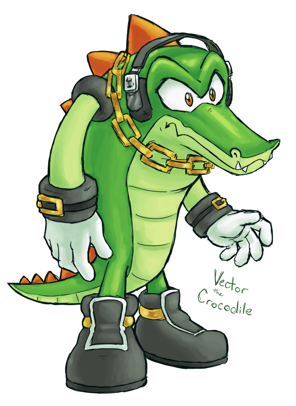 Alligator Sonic Vector Transparent PNG Image