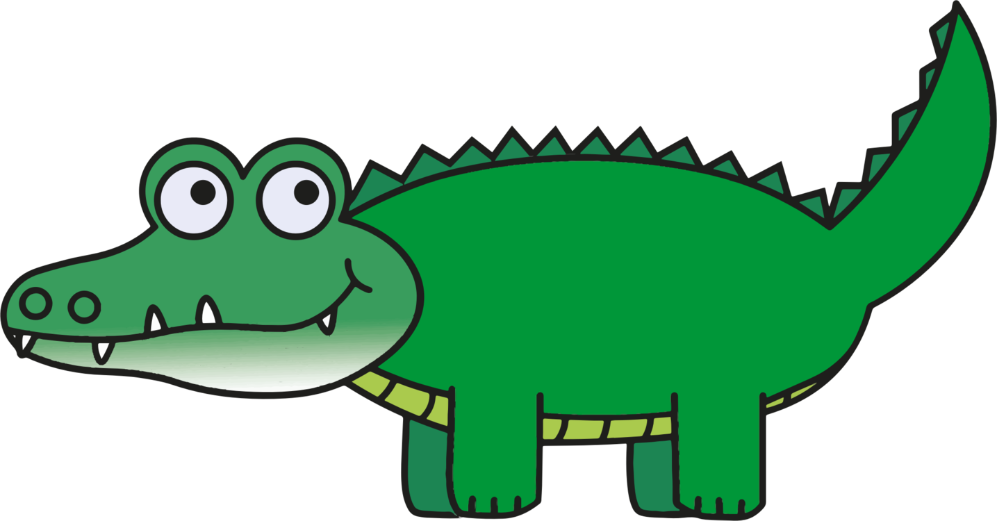 Alligator Vector Transparent PNG Image