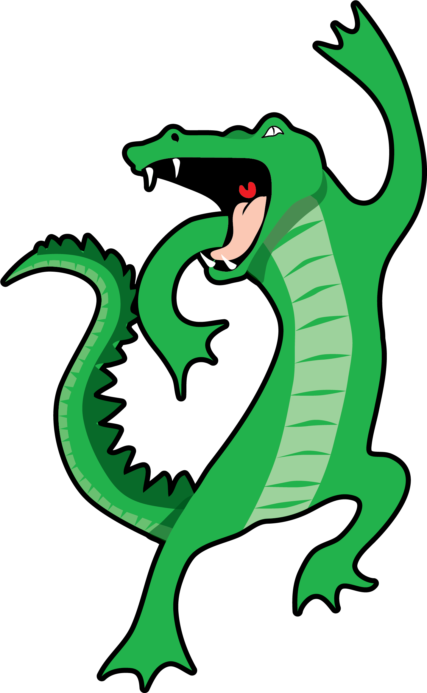 Alligator Vector Transparent PNG Image