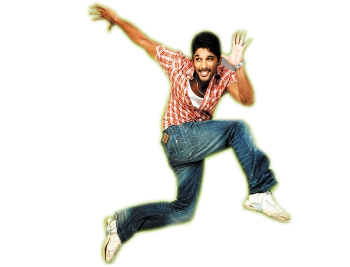 Allu Arjun Background Transparent PNG Image
