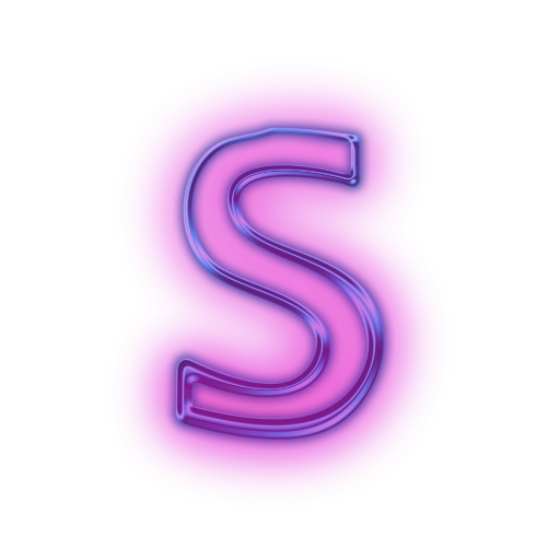 Alphabet Neon Transparent PNG Image