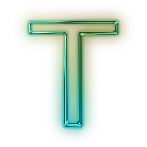 Alphabet Neon Transparent PNG Image
