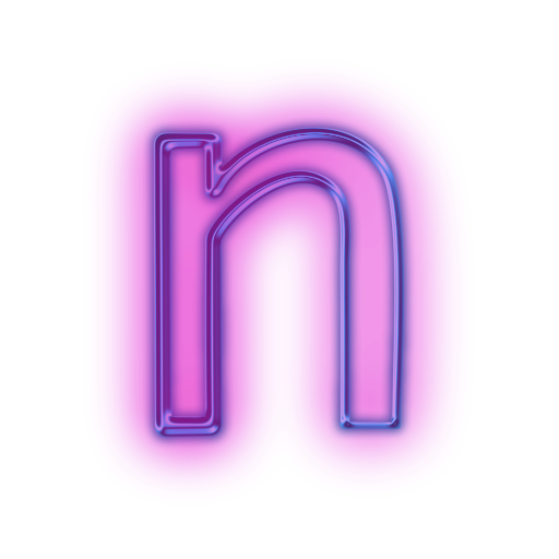 Alphabet Neon Transparent PNG Image